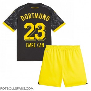 Borussia Dortmund Emre Can #23 Replika Bortatröja Barn 2023-24 Kortärmad (+ Korta byxor)